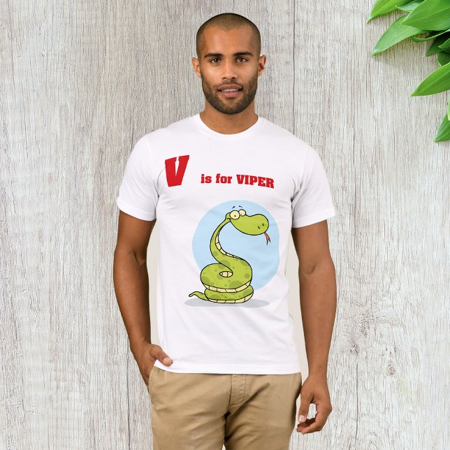 V est pour Viper Mens T-Shirt (Créateur téléchargé)