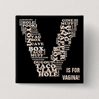 V für Vaginasieg in Michigan Button