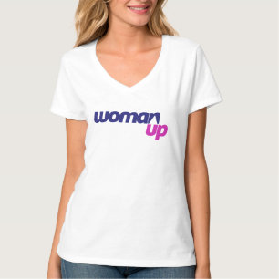 V-Hals im Weiß T-Shirt