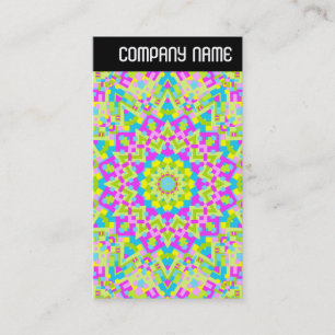 V Header - Farbige Kaleidoskop 02 Visitenkarte