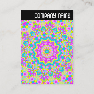 V Header - Farbige Kaleidoskop 04 Visitenkarte
