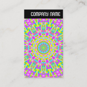 V Header - Farbige Kaleidoskop 05 Visitenkarte