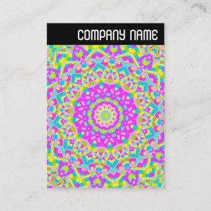 V Header - Farbige Kaleidoskop 08 Visitenkarte