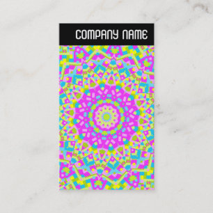 V Header - Farbige Kaleidoskop 08 Visitenkarte