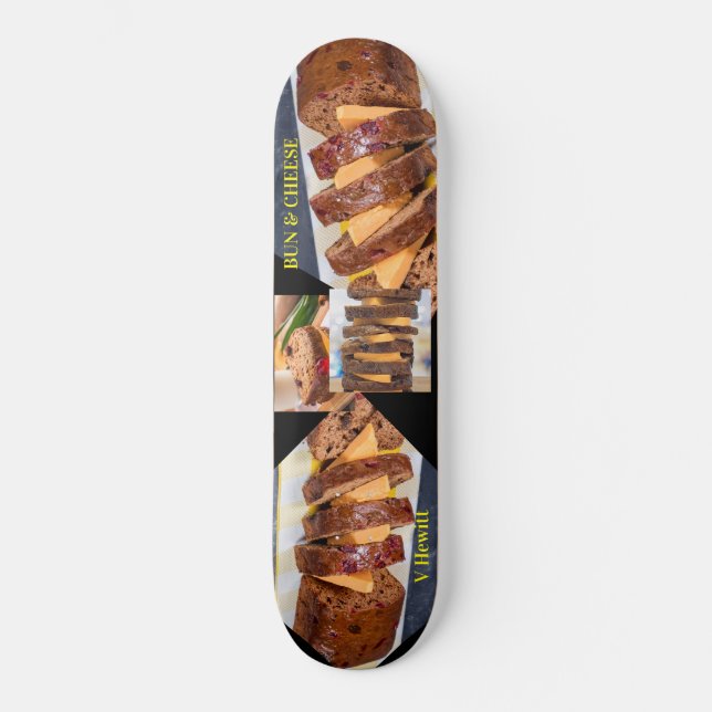 V HEWITT BUN & CHEESE Skateboard (Vorderseite)