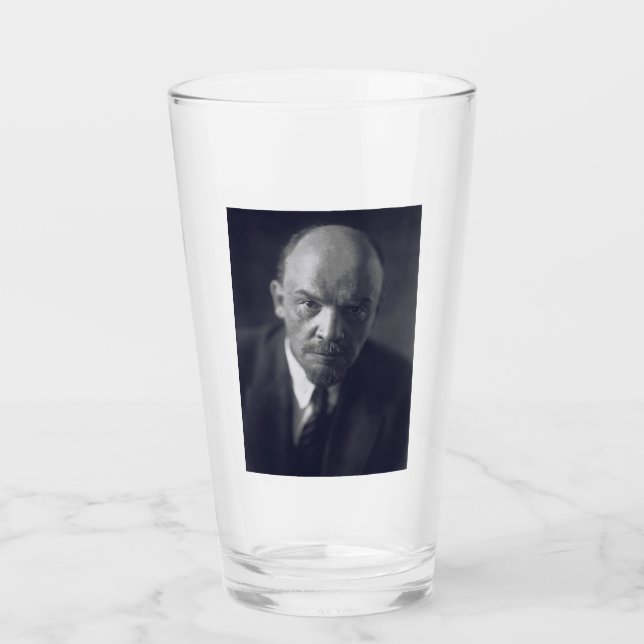 V.I. Lenin - sowjetischer Gewerkschaft-Chef - UdSS Glas (Vorderseite)