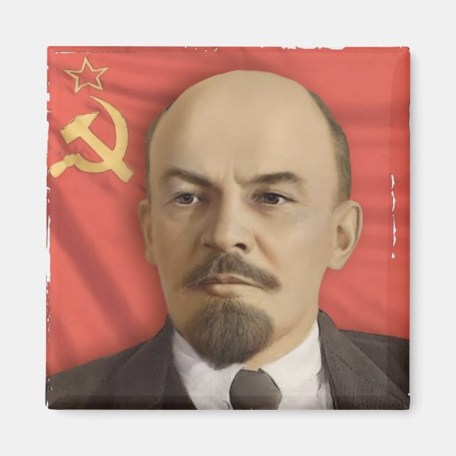 V.I. Lenin Square Magnet (Vorne)