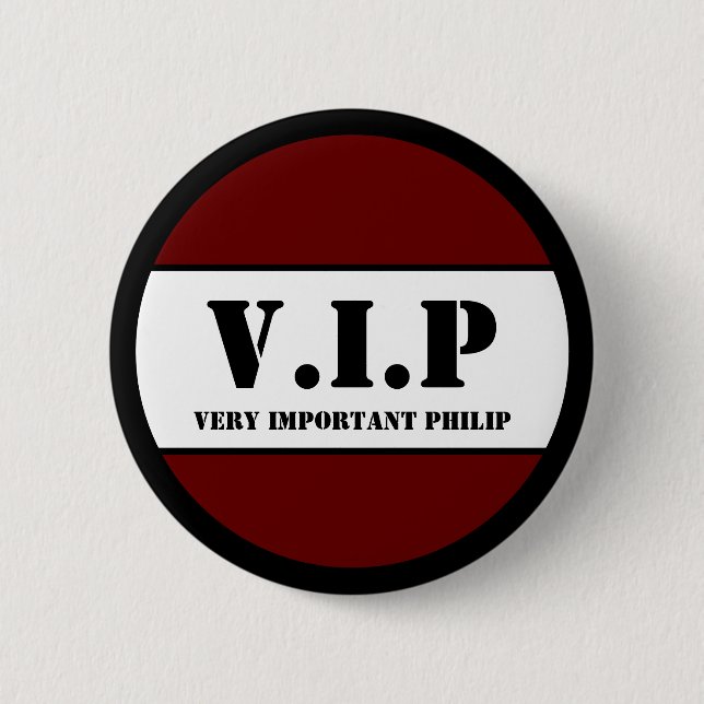 V.I.P BUTTON (Vorderseite)