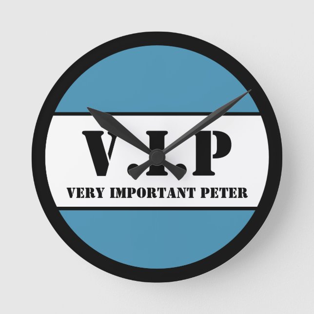 V.I.P RUNDE WANDUHR (Vorderseite)