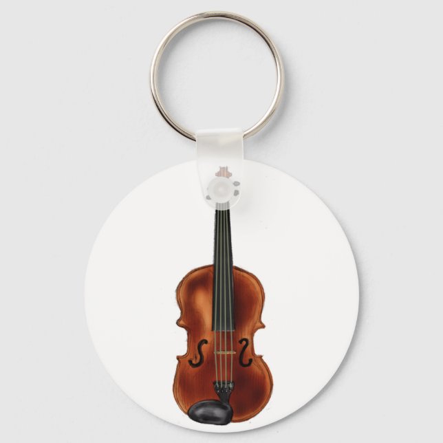 V is for Violin Schlüsselanhänger (Vorderseite)