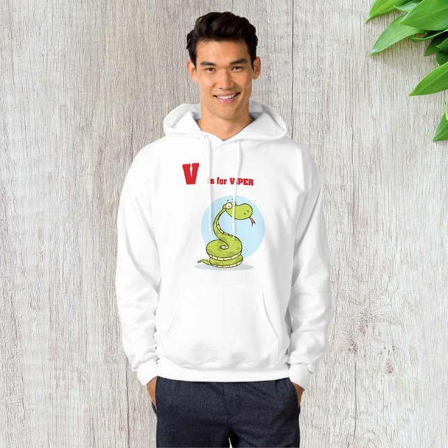 V is for Viper Mens Hoodie (Von Creator hochgeladen)