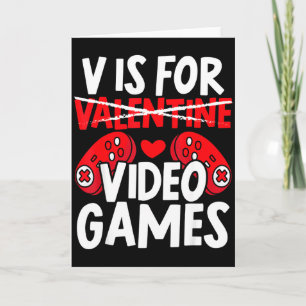 V ist ein Videospiel-Geschenk für einen Freund Val Karte