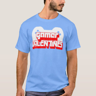 V IST FÜR GAMING-GAMER-VALENTINSKARTEN Mädchen vin T-Shirt