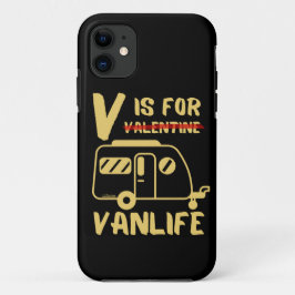 V IST FÜR VANLIFE lustige Geschenkidee Case-Mate iPhone Hülle
