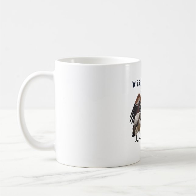 V ist für Vulture Kaffeetasse (Links)
