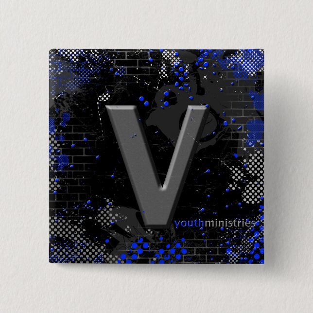 V Jugend-Knopf Button (Vorderseite)