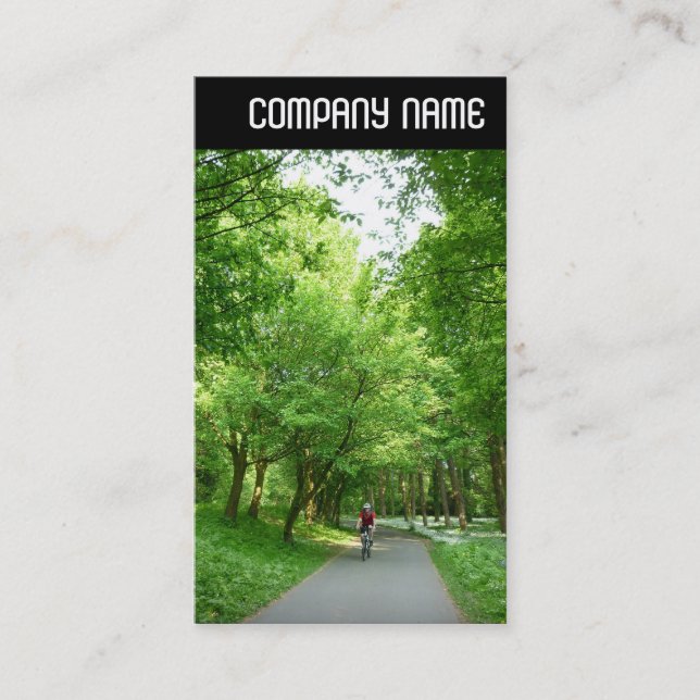 V-Leiter - Fahrradweg Visitenkarte (Vorderseite)