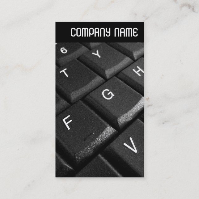 V-Leiter - Notebook-Tastatur Visitenkarte (Vorderseite)