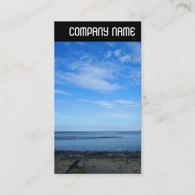 V Leiter - Schweres Estuary at Penarth Visitenkarte (Vorderseite)