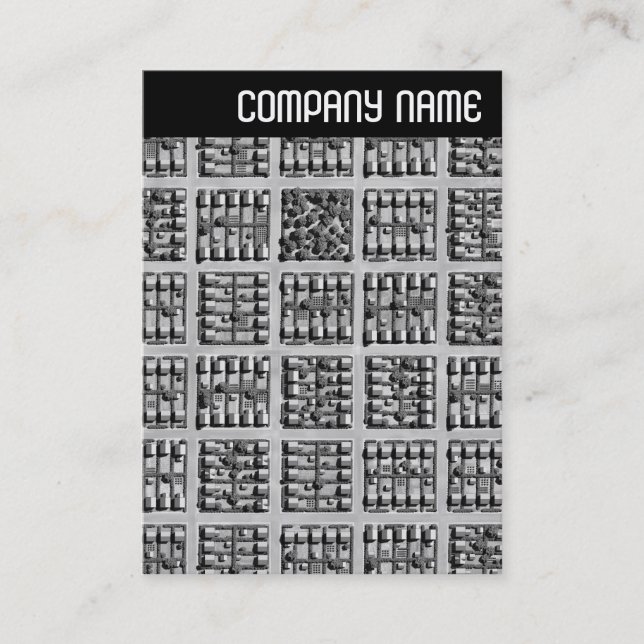 V Leiter - Square Town Visitenkarte (Vorderseite)