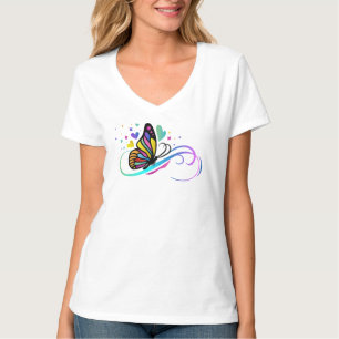 V-Neck-T - Shirt für Frauen