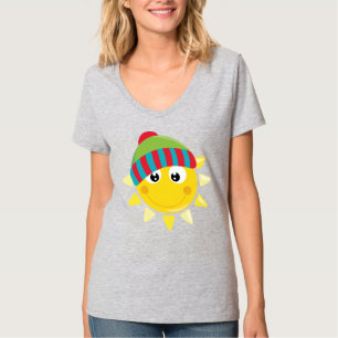 V-Neck-T - Shirt für Frauen