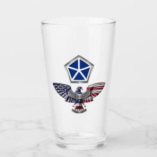 V Panzerkorps Adler mit Patch Glas
