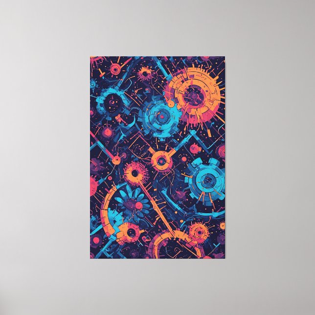 V-Puls 1 Canvas Print Leinwanddruck (Vorderseite)