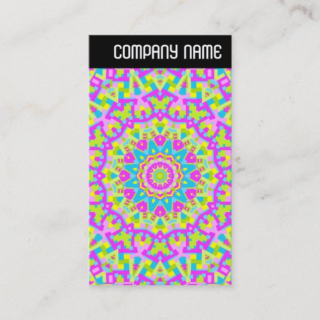 V Rubrik - Farbiges Kaleidoskop 010 Visitenkarte (Vorderseite)