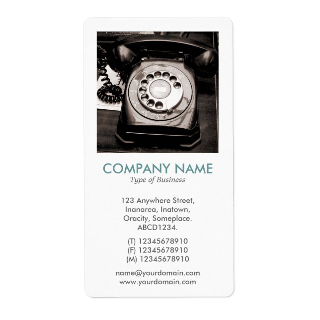 V Square Foto - Altes Telefon (Vorne)