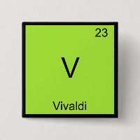 V - Symbol-T - Shirt für Vivaldi Funny Chemistry E
