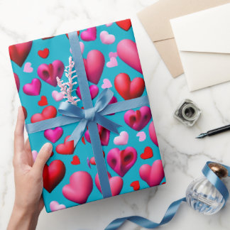 v Tagesherz Geschenkpapier
