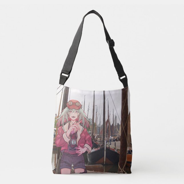 V Tuber, VTuber, Anime, Harbor Spakenburg  Tragetaschen Mit Langen Trägern (Vorderseite)