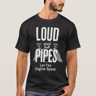 V-Twin-Lautrohr-T-Shirt T-Shirt