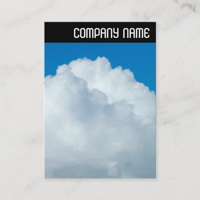 V Überschrift: Cumulonimbus Visitenkarte (Vorderseite)