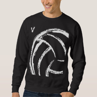 V volleyball (avant et dos) - sweatshirt