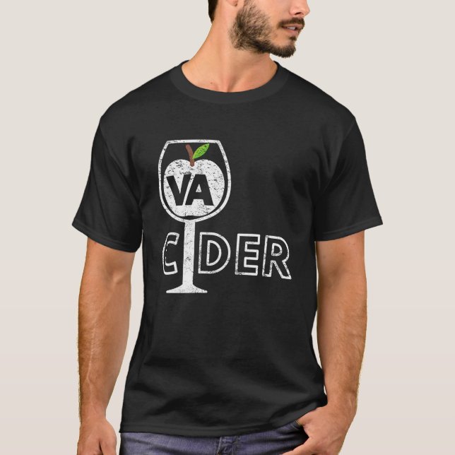 VA Cider Style für Virginia Cider T-Shirt (Vorderseite)