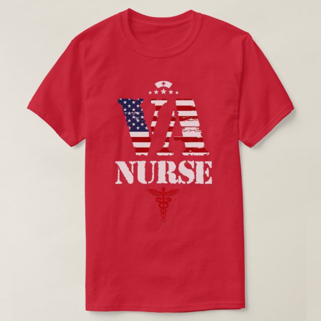 VA Nurse Veterans Affairs Nurse 3 T-Shirt (Design vorne)