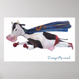 Vaca voladora poster