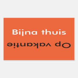 Vacance/foyer autocollant