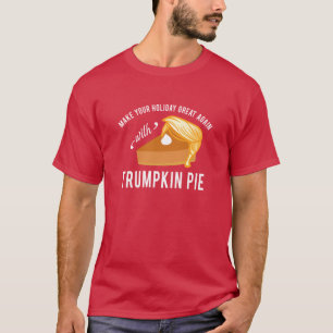 Vacances avec le T-shirt de tarte de Trumpkin