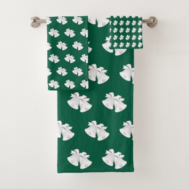 Vacances cloches répétées Mariage de Noël Vert (En situation)