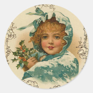Vacances-dame victoriennes, Stickers de Noël