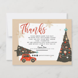 Vacances de Noël | Merci à nos clients commerciaux