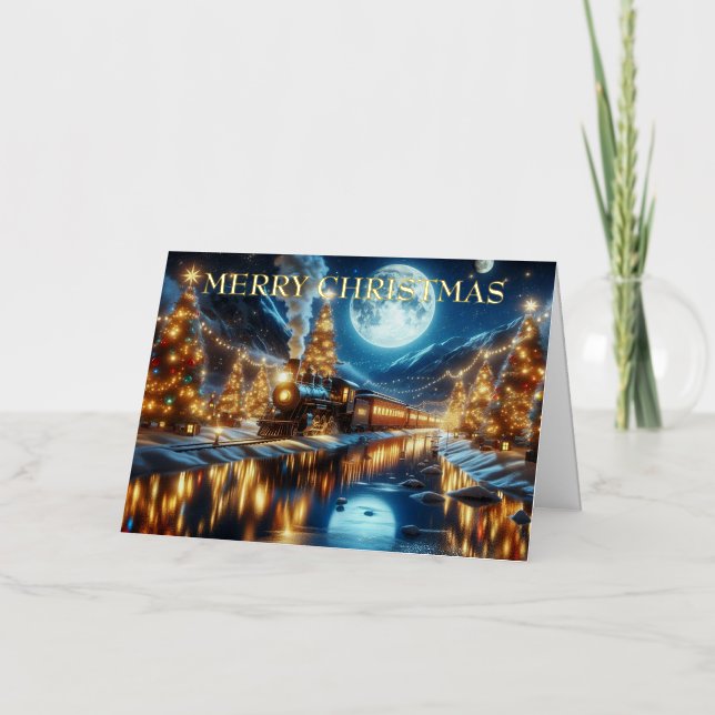 Vacances d'hiver Express peinture de train (Recto)