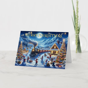 Vacances d'hiver Express peinture de train