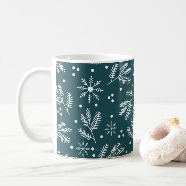 Vacances d'hiver Mug (Avec donut)