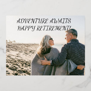 VACANCES EN ALUMINIUM BONNE CARTE POSTALE DE RETRAITE