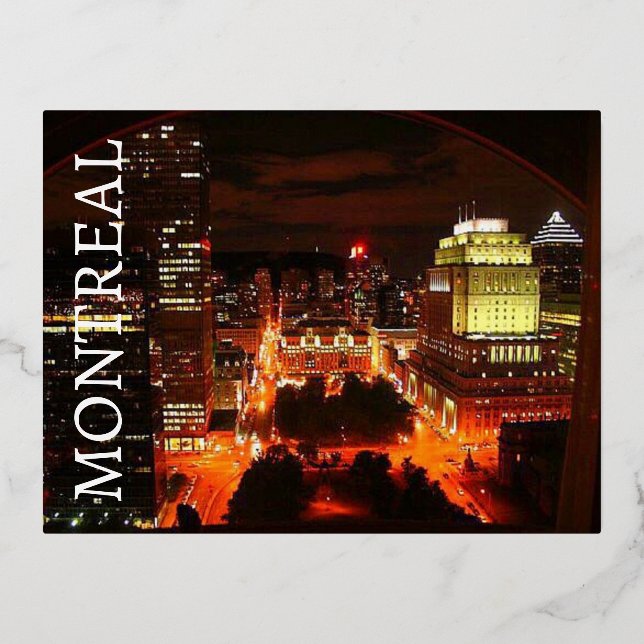 Vacances En Aluminium Carte postale de Montréal (Recto)