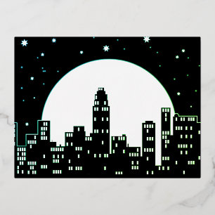 Vacances En Aluminium carte postale de New York